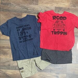 New Mix Red and Blue Kids Matching Set